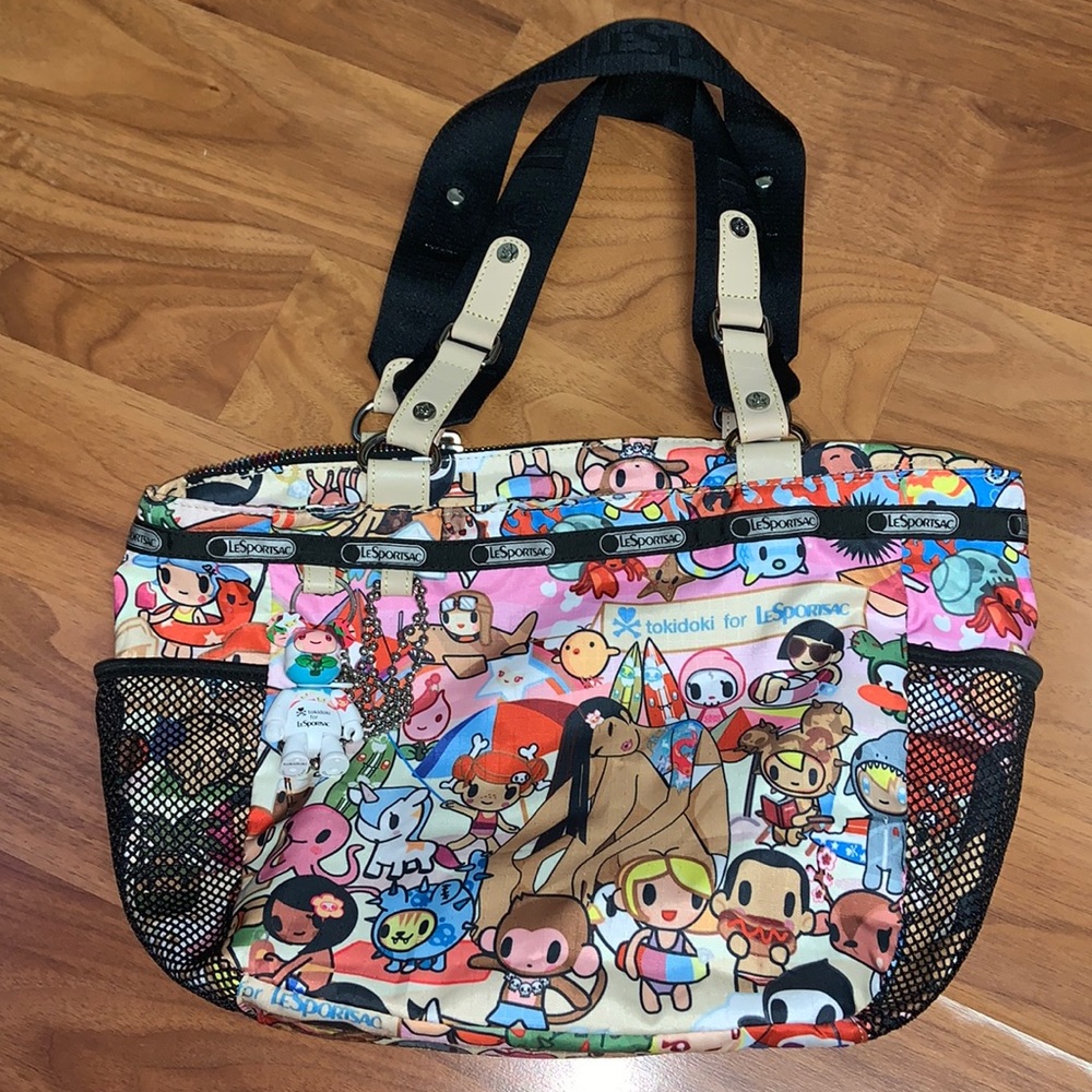 NWOT tokidoki x LeSportSac Mamma Mia Spiaggia Nylon Bag - Picture 1 of 11